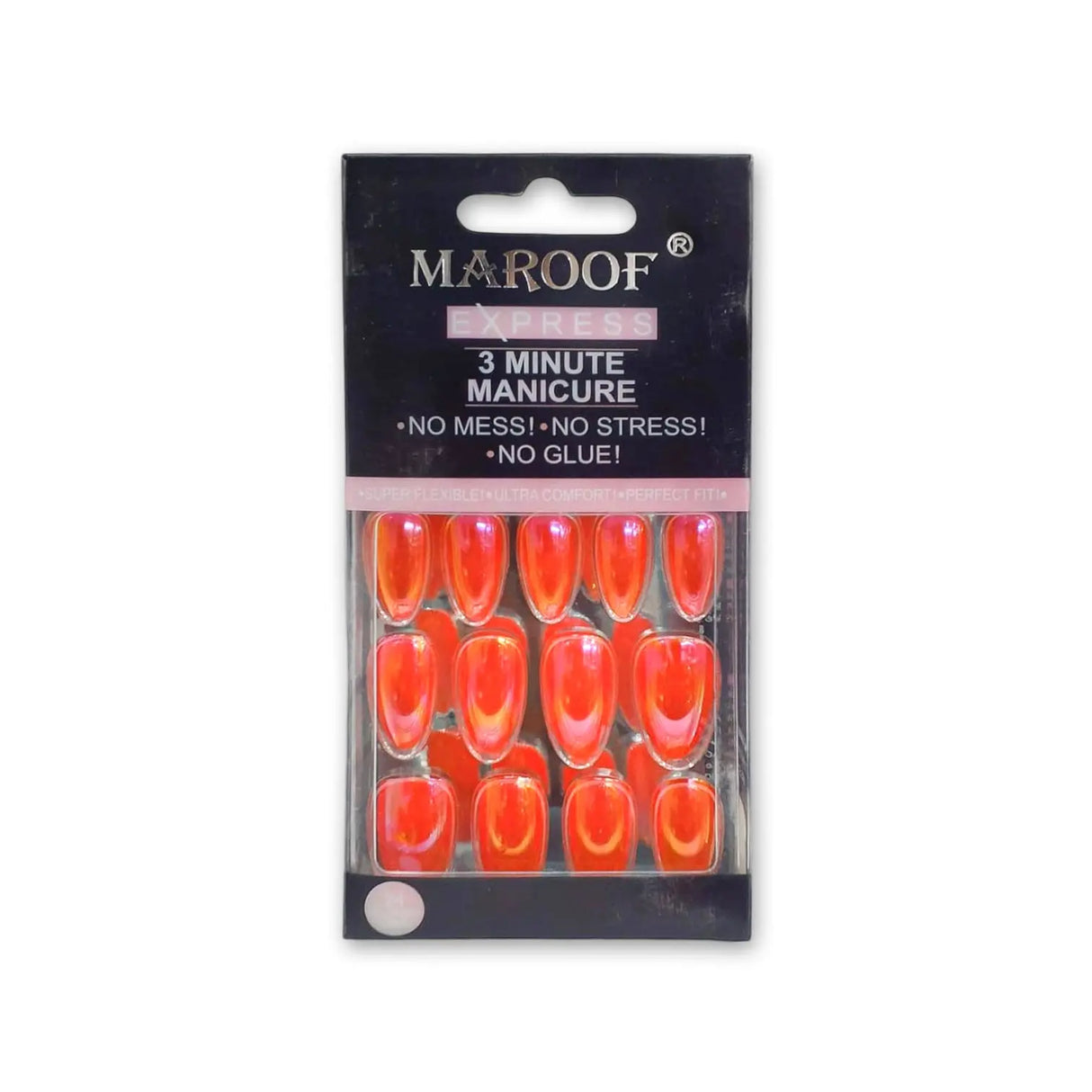 Maroof Express 3 Minute Manicure Curved Nails 24pcs Glagil