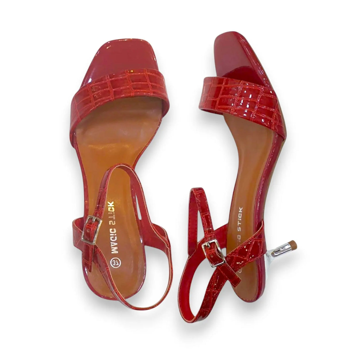 Croc Embossed Sandal Glagil