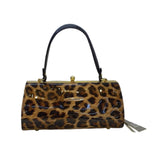 Vernika Leopard Print Box Clutch - Glagil