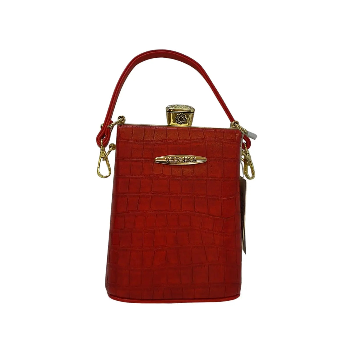 Vernika Mini  Croc-Embossed Handbag - Glagil