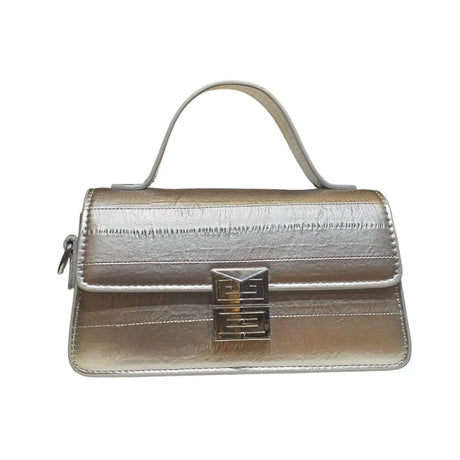 PLEXY METALLIC FLAP SHOULDER BAG - PX5877 Glagil