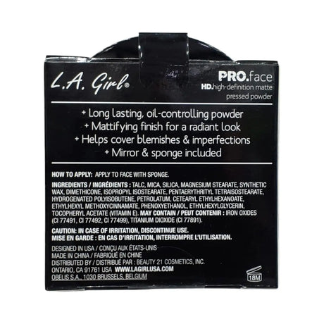 L.A. Girl Face Matte Pressed Powder Glagil