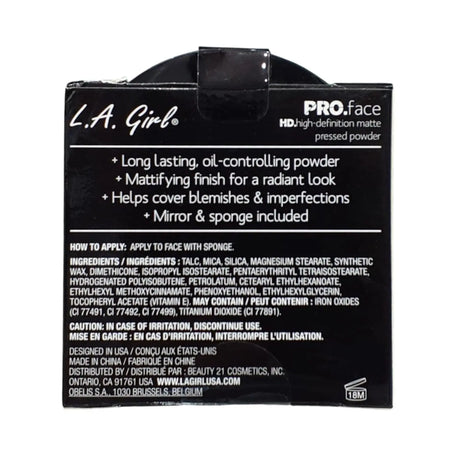 L.A. Girl Face Matte Pressed Powder Glagil