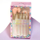 Rubyface 5-piece pastel makeup brush set Glagil