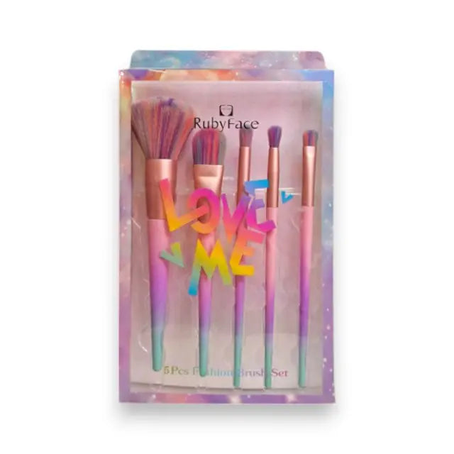 Rubyface 5-piece galaxy makeup brush Glagil