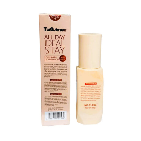 TL and G. Forever All day Collagen Foundation Glagil