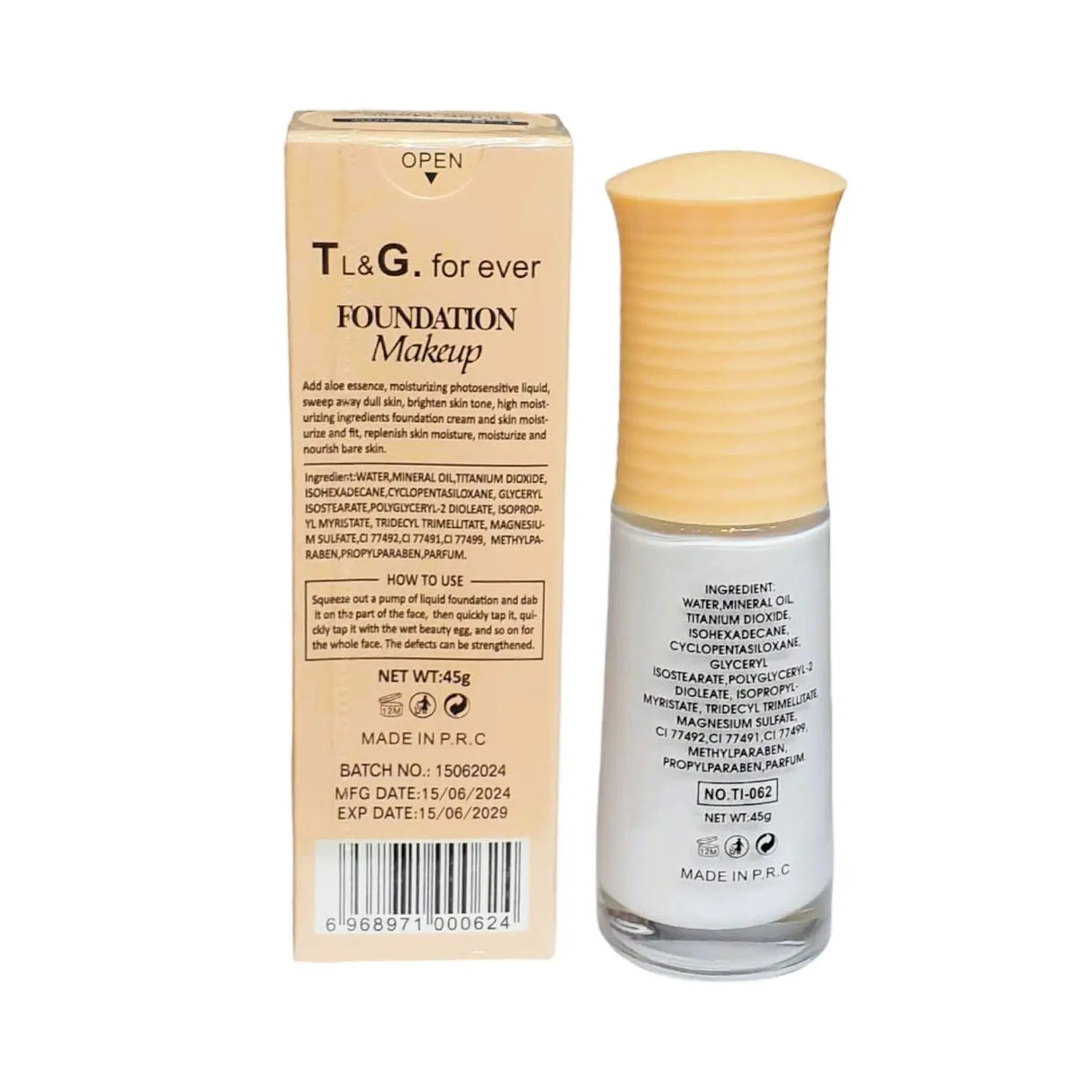 TL and G. Forever Soft Nude Magic Foundation 45g Glagil