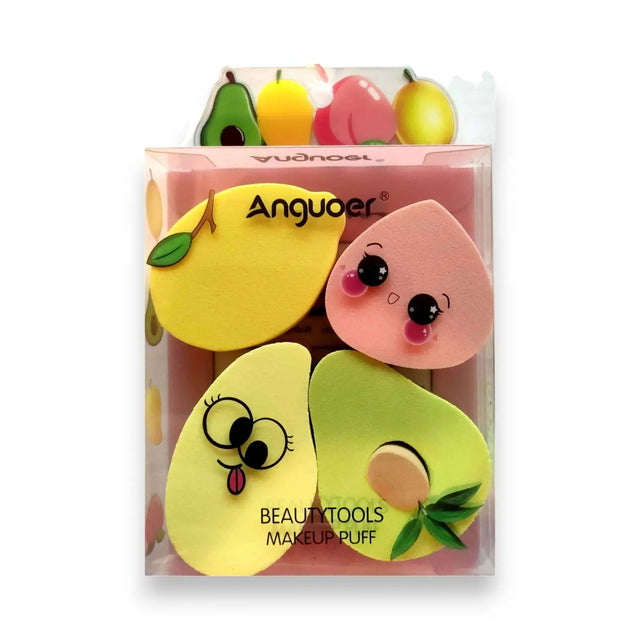 Anguoer Fruits Beauty Blender Set Glagil