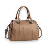 Stylish Medium Barrel Satchel Bag - Glagil