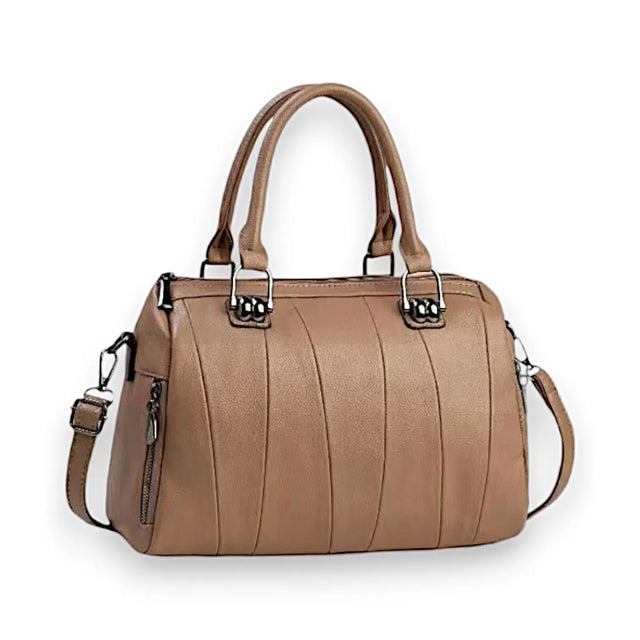 Stylish Medium Barrel Satchel Bag - Glagil