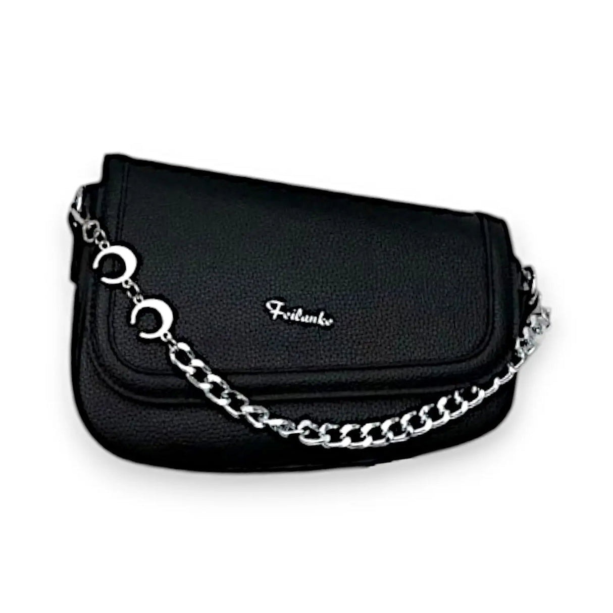 Feilanko Mini Crossbody Bag with Half Moon Chain Strap - Glagil