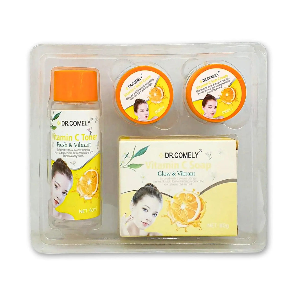 Dr. Comely Skincare set 4 pcs Glagil