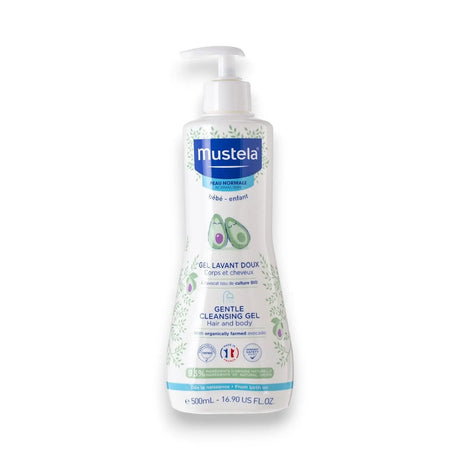 Mustela Gentle Cleansing Gel with Organic Avocado 500ml Glagil