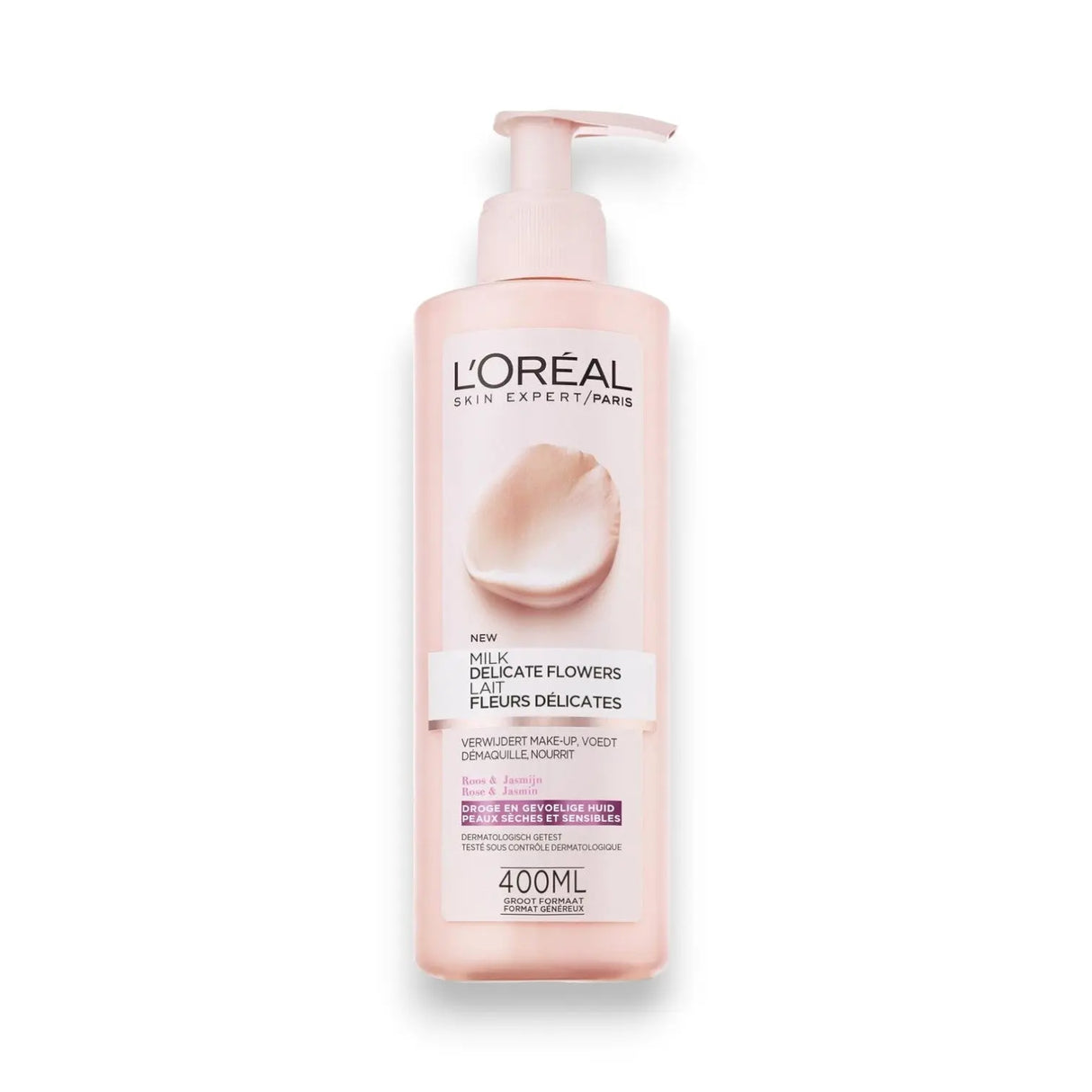 Loreal Paris Milk Delicate Flowers Cleansing Milk 400ml Glagil