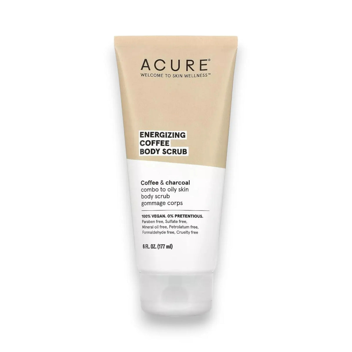 Acure Energizing Coffee Body Scrub, 177ml Glagil