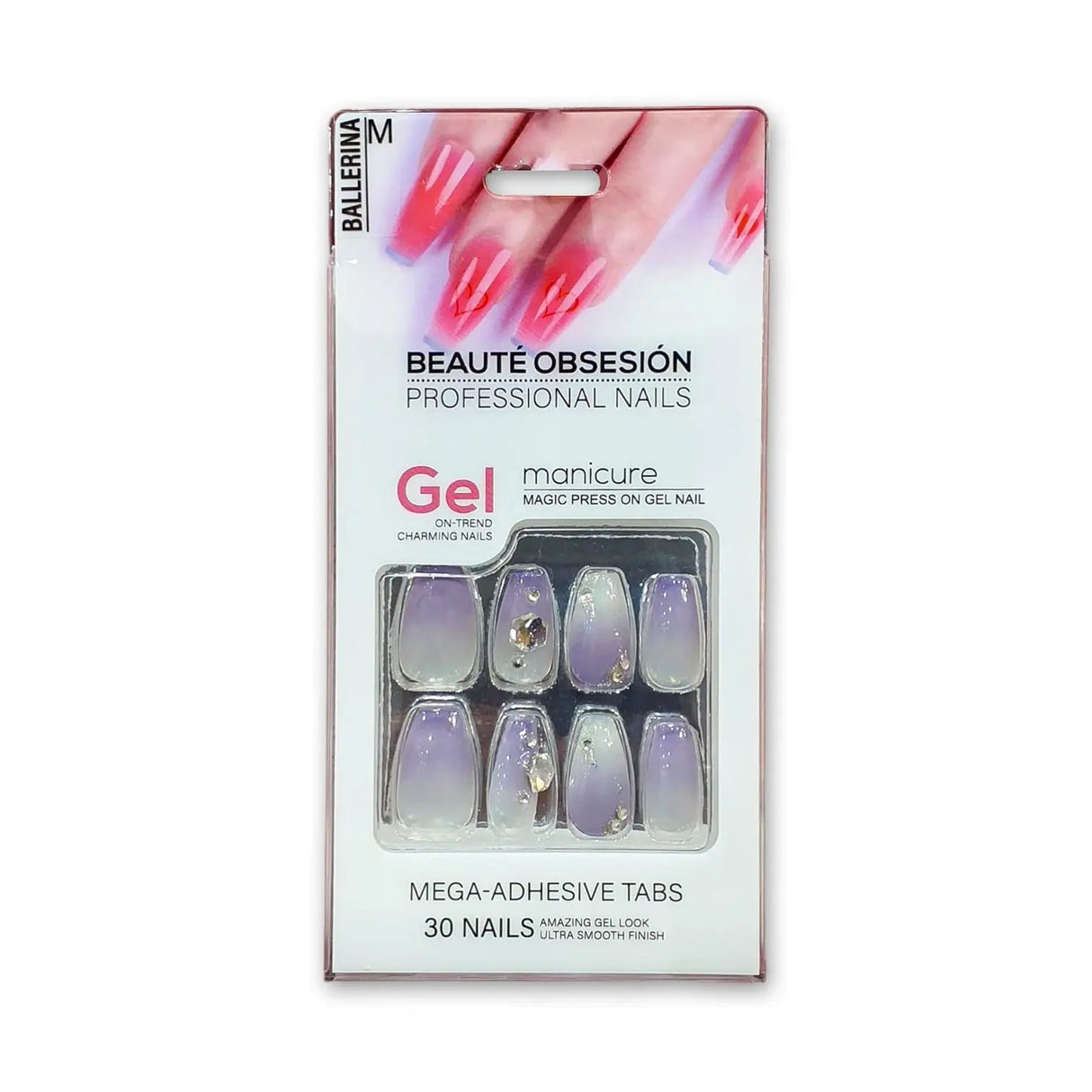 Beaute Obsession Ballerina Gel 30 Nails Glagil