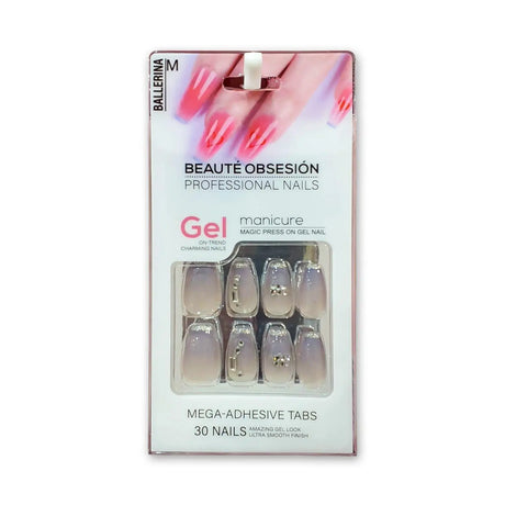 Beaute Obsession Ballerina Gel  30 Nails Glagil