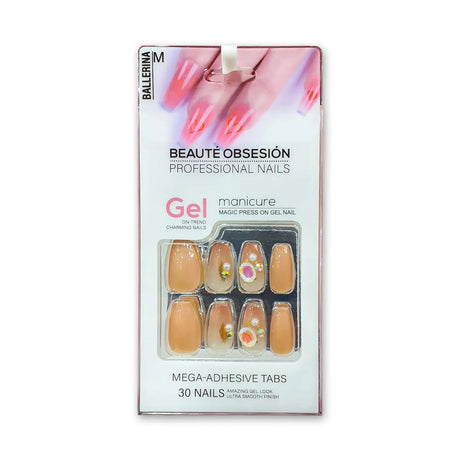 Beaute Obsession Ballerina Gel 30 Nails Glagil