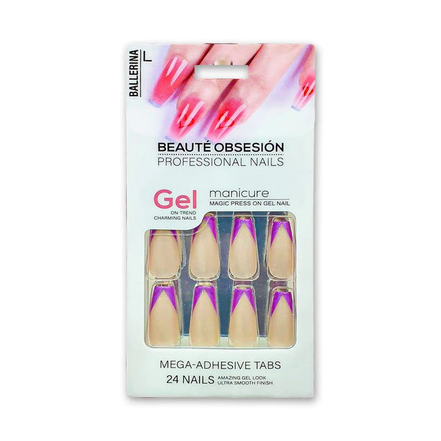 Beaute Obsession Ballerina Gel 24 Nails Glagil