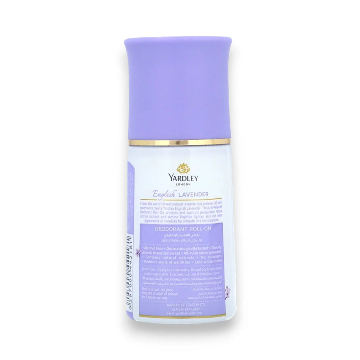 Yardley London English Lavender Anti-Perspirant Roll-On 50ml Glagil