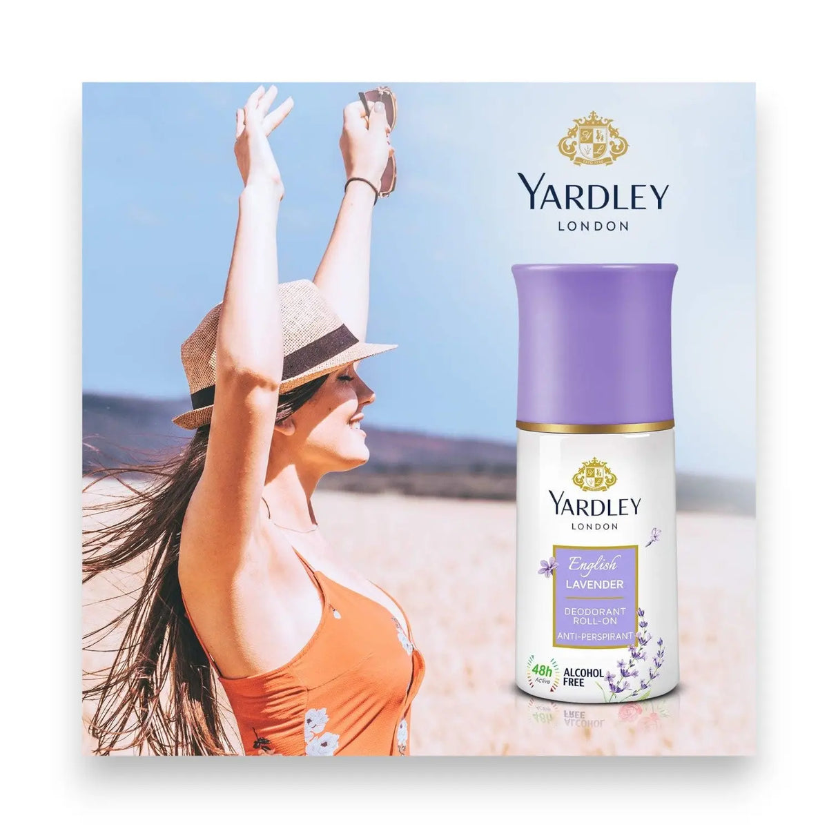 Yardley London English Lavender Anti-Perspirant Roll-On 50ml Glagil