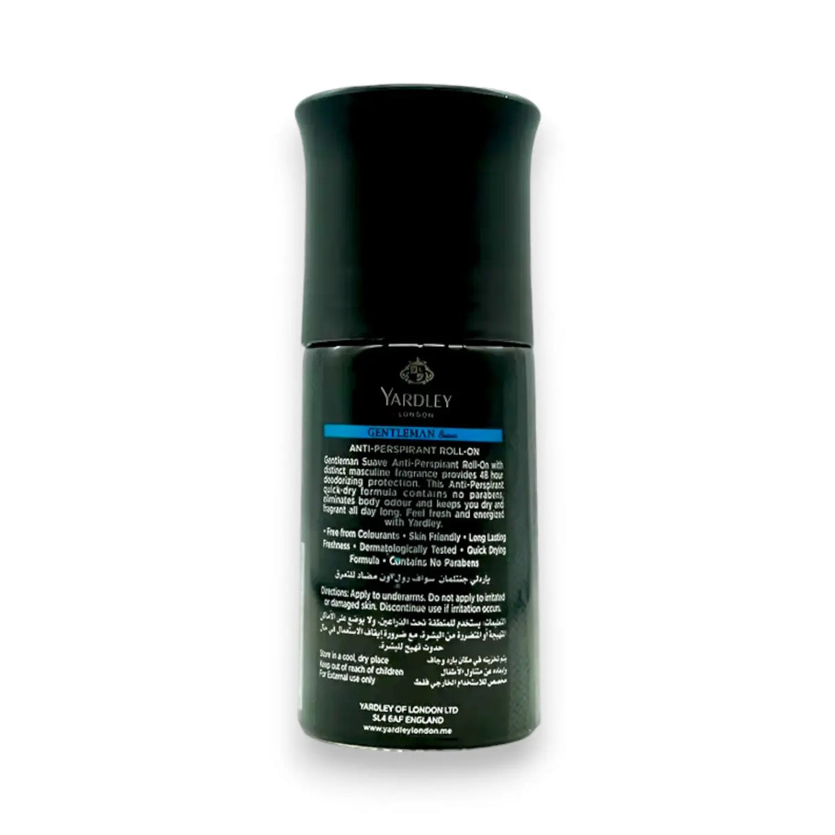 Yardley London Gentleman Suave Deodorant Roll-On 50g Glagil