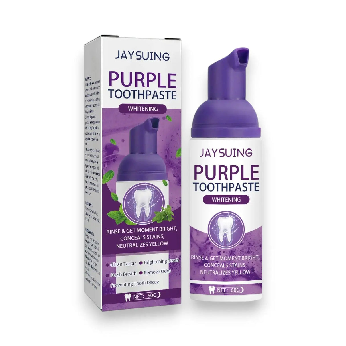 Jaysuing Purple Toothpaste 60g Glagil