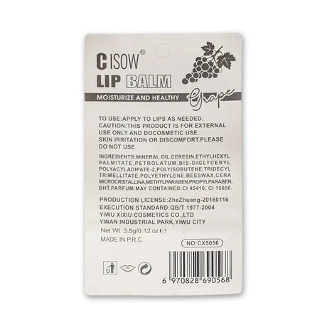 CISOW Lip Balm 3.5G Glagil