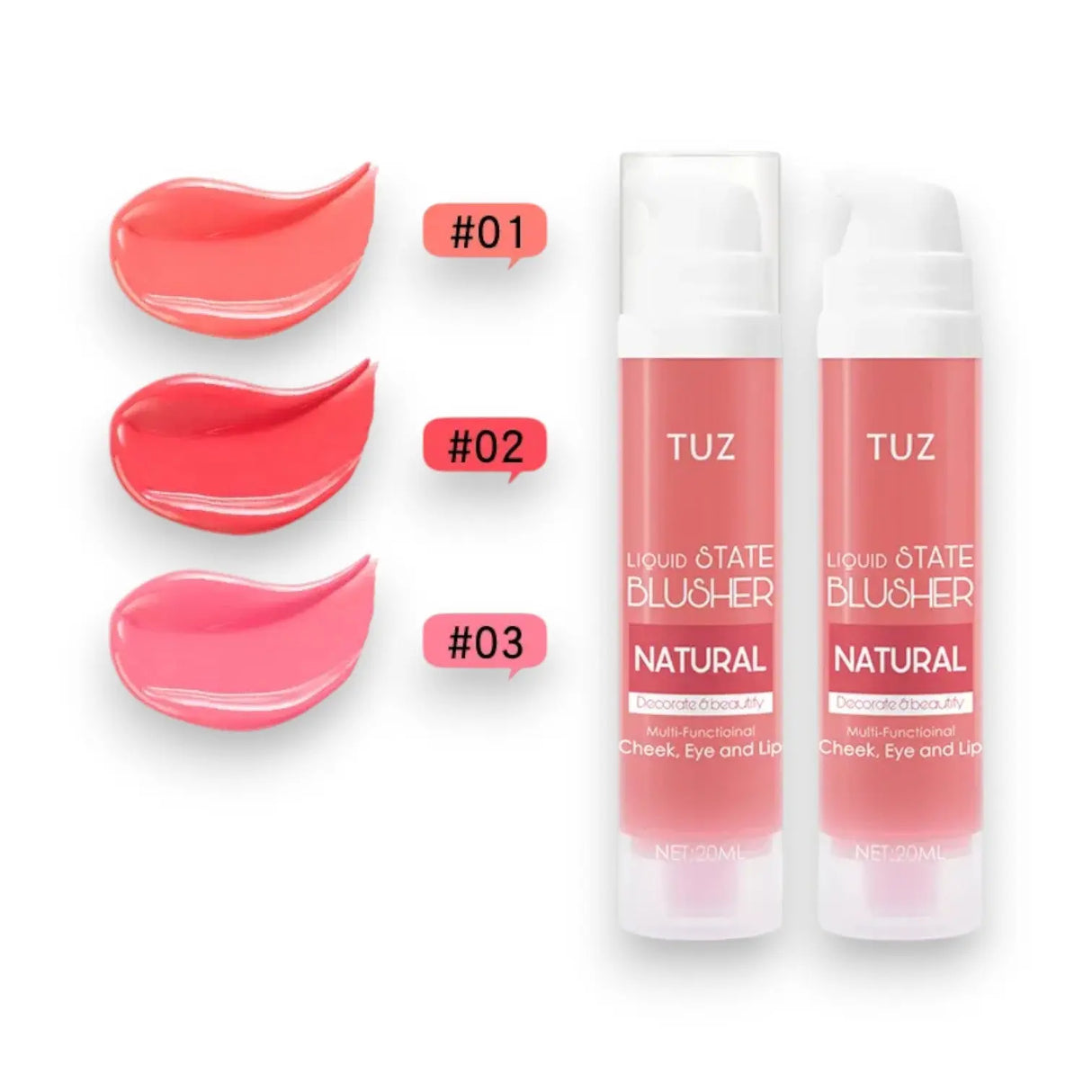 TUZ Liquid State Blusher Natural  20ml Glagil