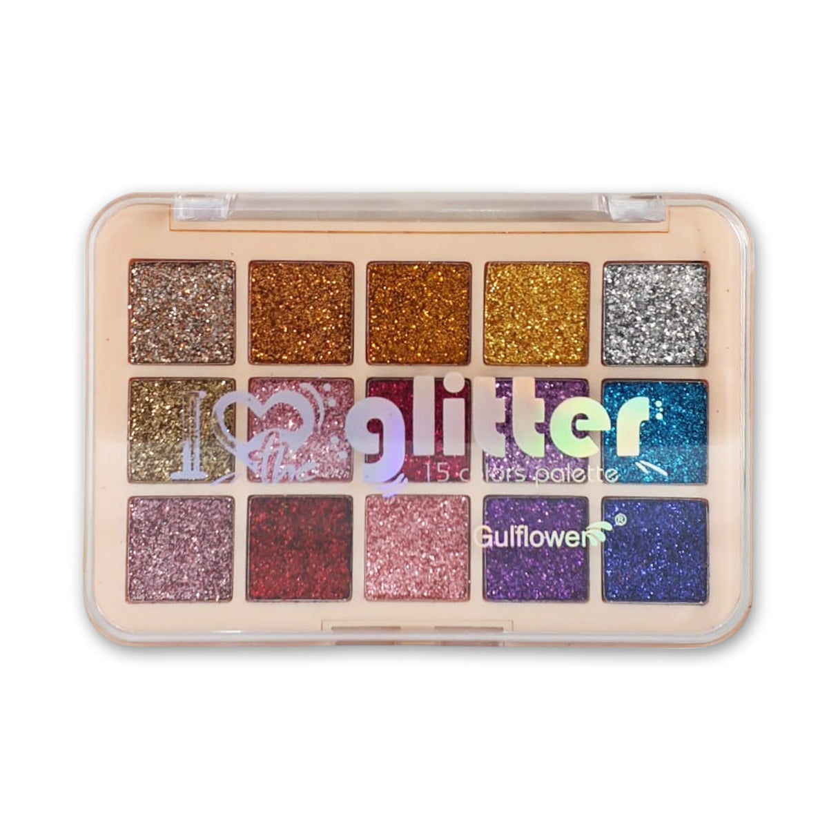 Gulflower Glitter Eyeshadow Palette 27g Glagil