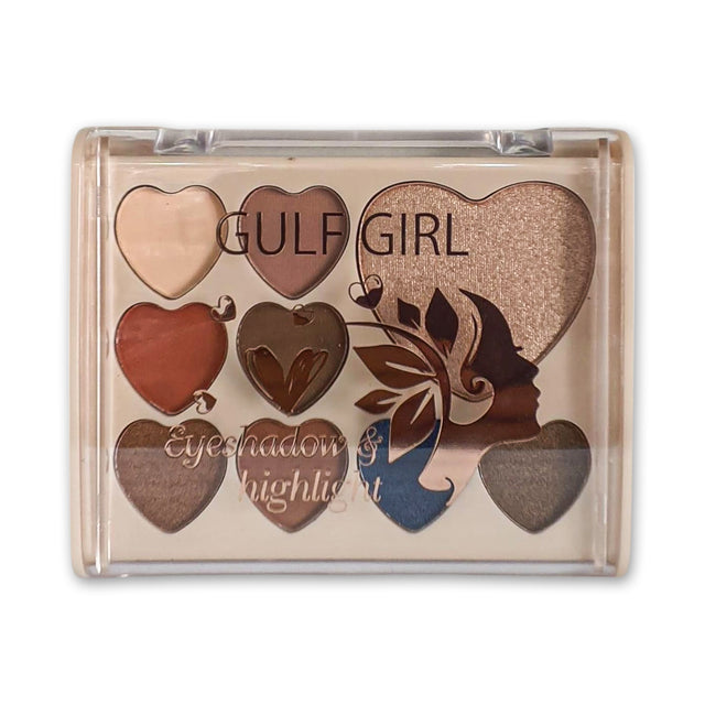 Gulf Girl Eyeshadow & Highlight Palette 12g Glagil