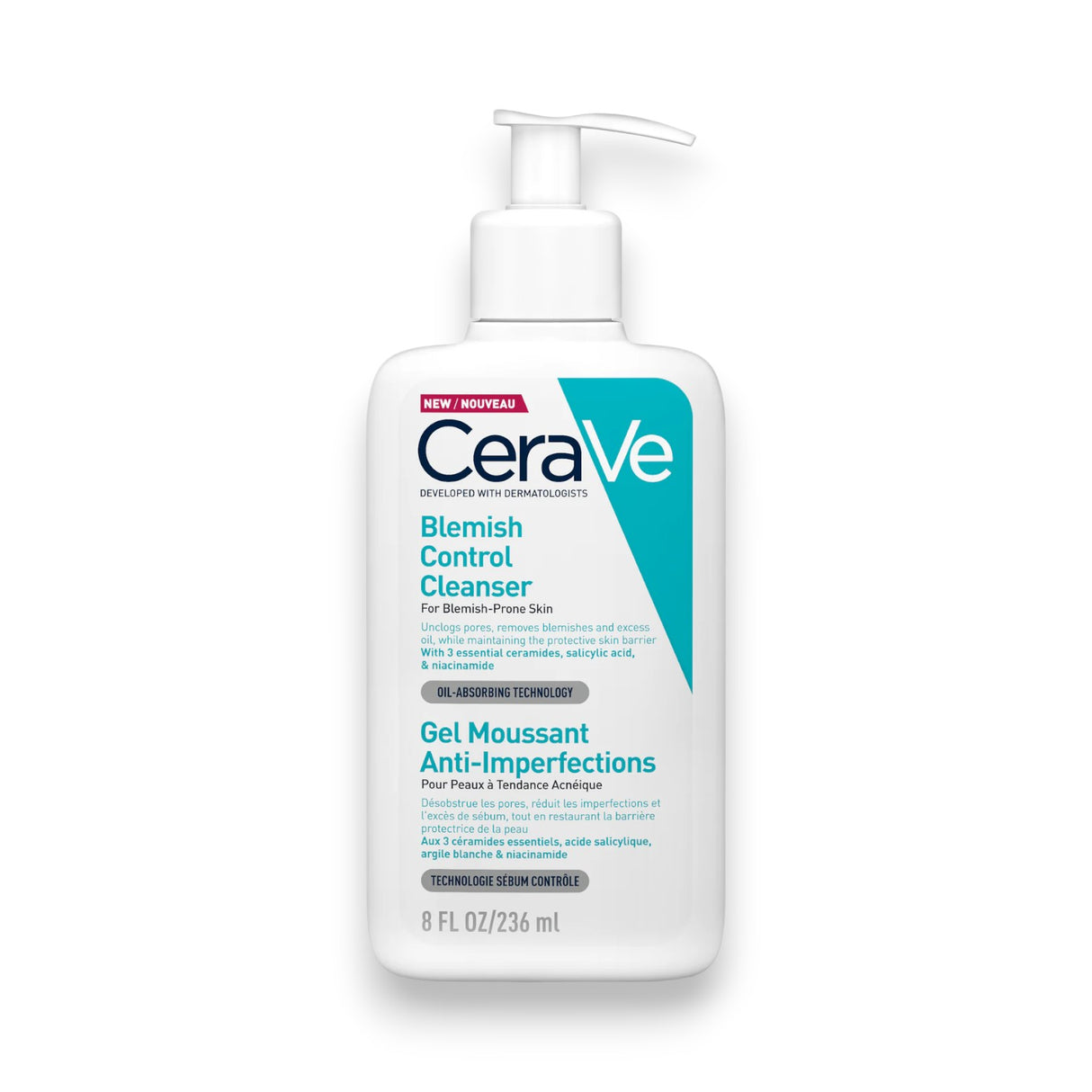 Cerave Blemish Control Cleanser 236g Glagil