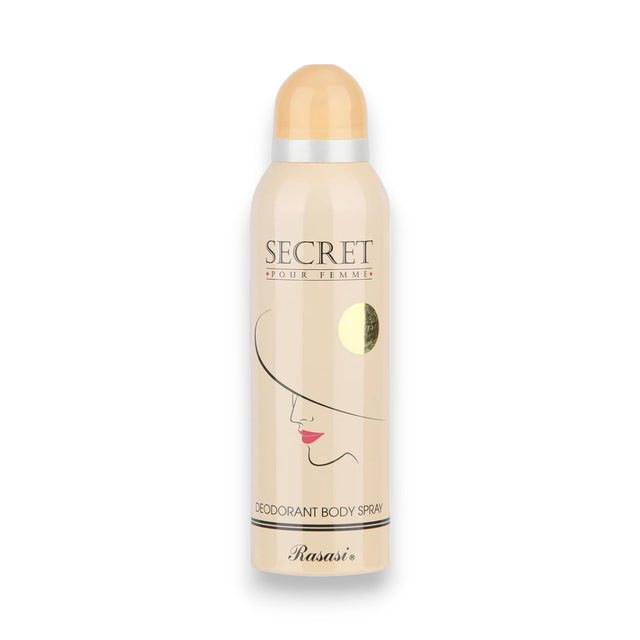 Rasasi Secret Pour Femme Deodorant Body Spray 200ml Glagil