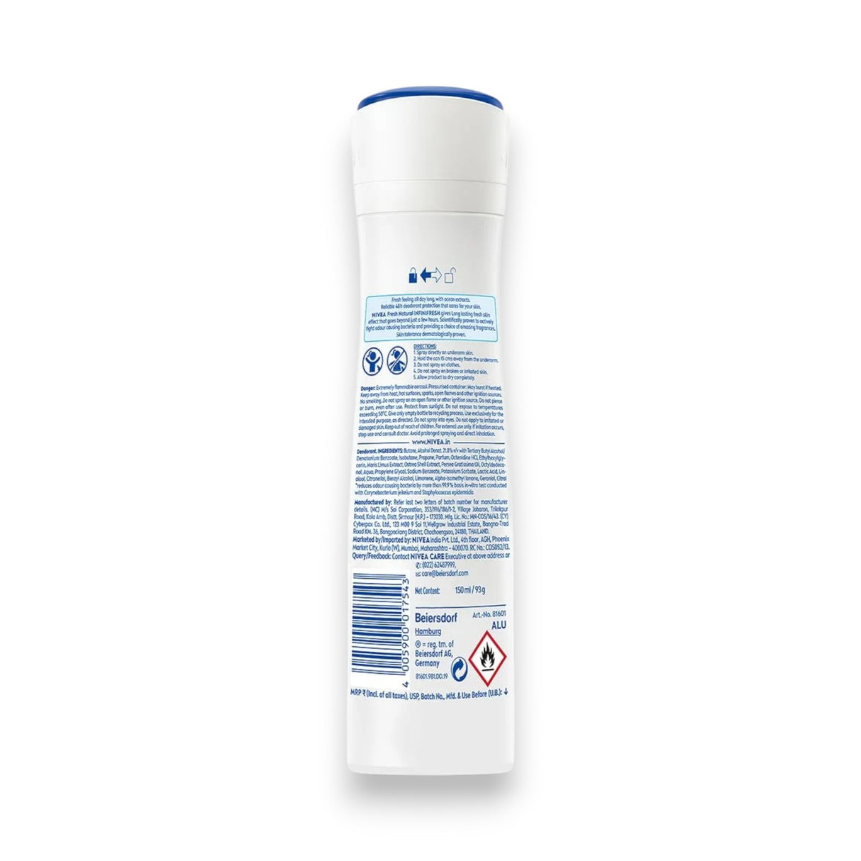 Nivea  Deodorant Spray 93g Glagil