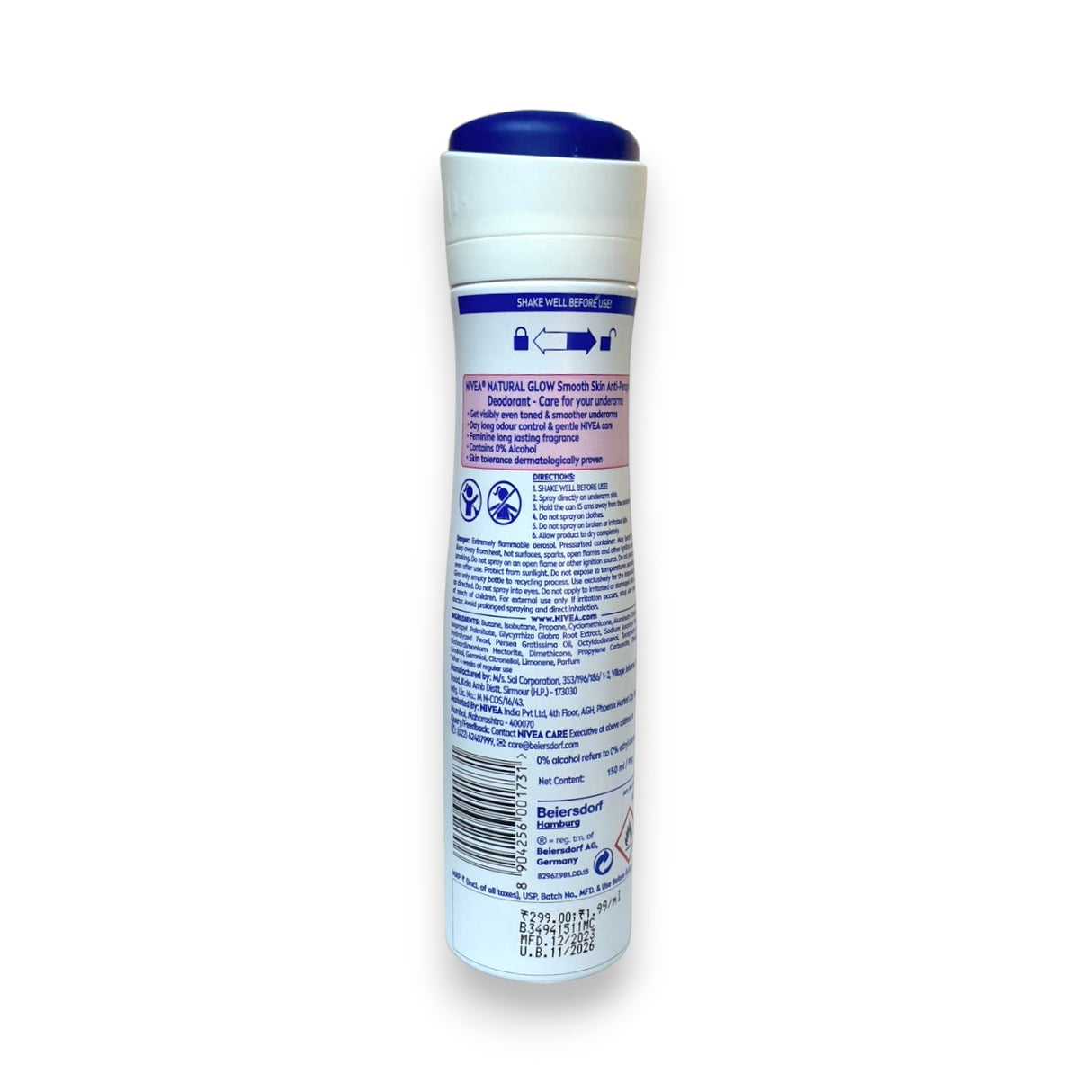 Nivea  Deodorant Spray 93g Glagil