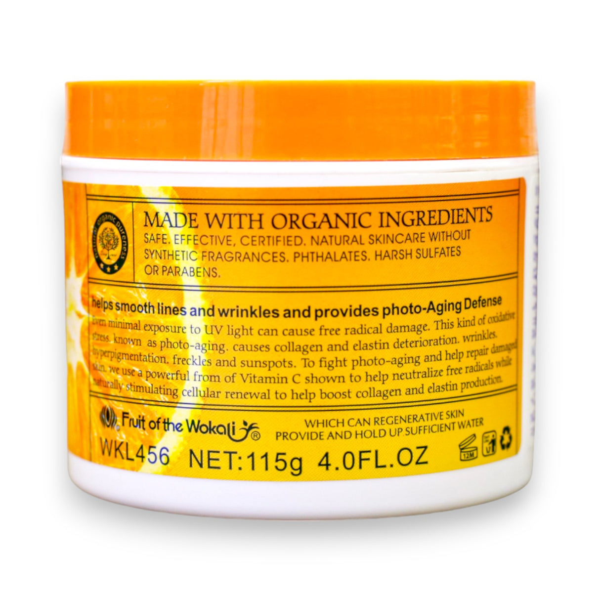 Fruit of the Wokali Vitamin C Sun Aging Defense 115g Glagil