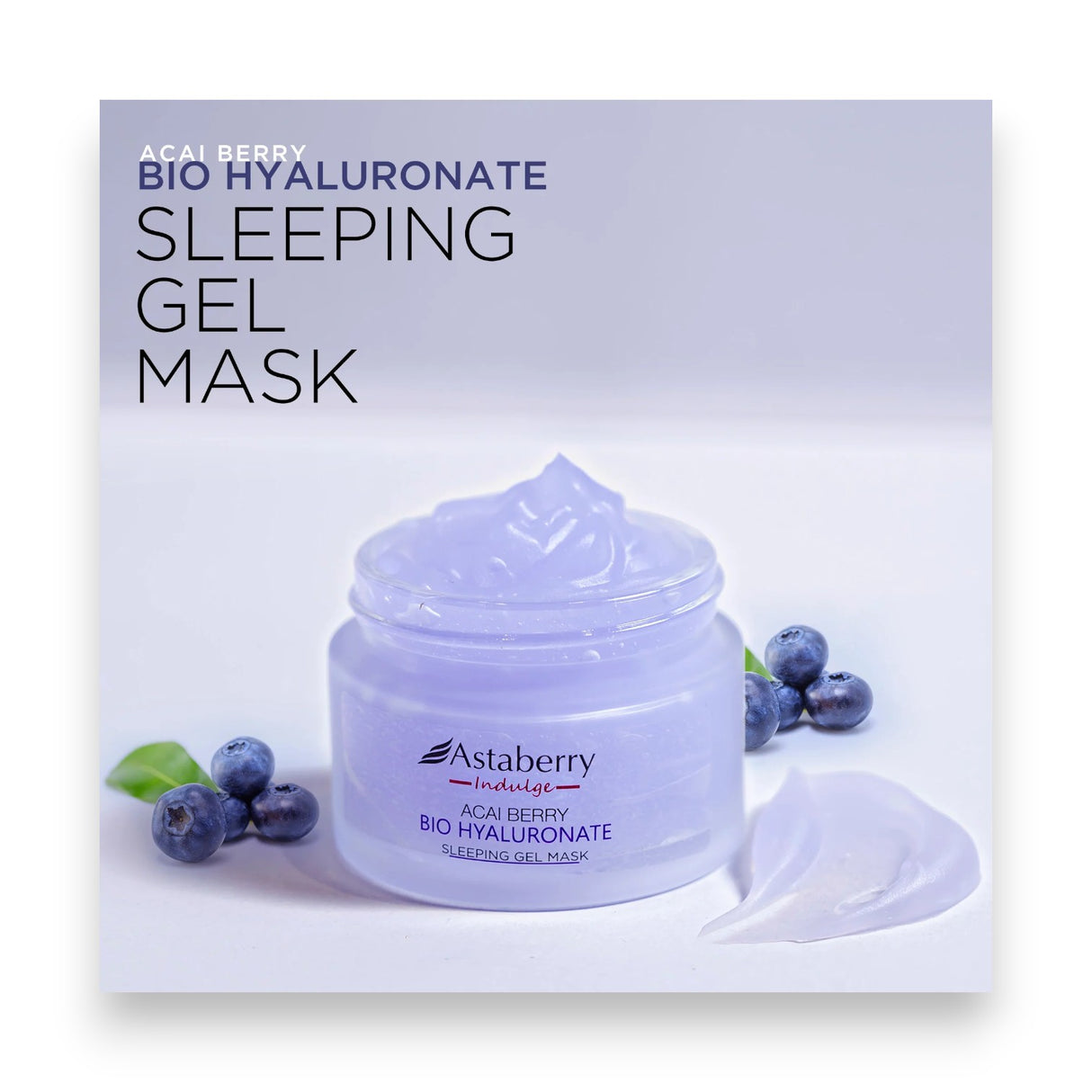 Astaberry Acai Berry Bio Hyaluronate Sleeping Gel Mask  50g Glagil