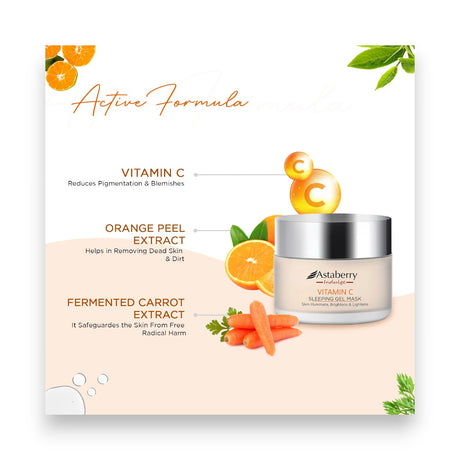 Astaberry Vitamin C Sleeping Gel Mask 50g Glagil