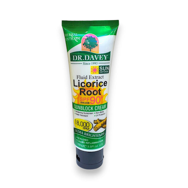 Dr. Davey Licorice Root SPF 90 Sunblock Cream 100g Glagil