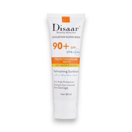 Disaar Isolation Sunscreen SPF 90+ Sunblock Cream 80ml Glagil