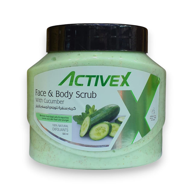 Activex Face & Body Scrub  500ml Glagil