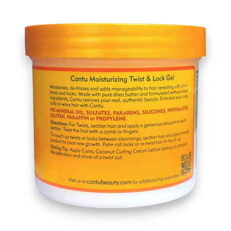 Cantu Shea Butter Moisturizing Twist & Lock Gel 370g Glagil