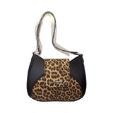 Leopard Patchwork Crossbody Bag Glagil