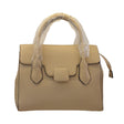 Leather Texture Top Handle Bag Glagil