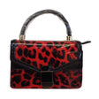 Leopard Print Patent Handbag Glagil