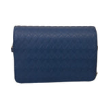 Blue Quilted Crossbody Bag Glagil