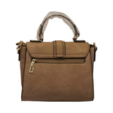 Leather Flap Satchel Bag Glagil