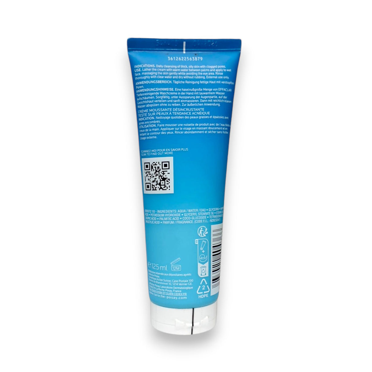 La Roche-Posay Effaclar Deep Cleansing Foaming Cream, 125ml Glagil