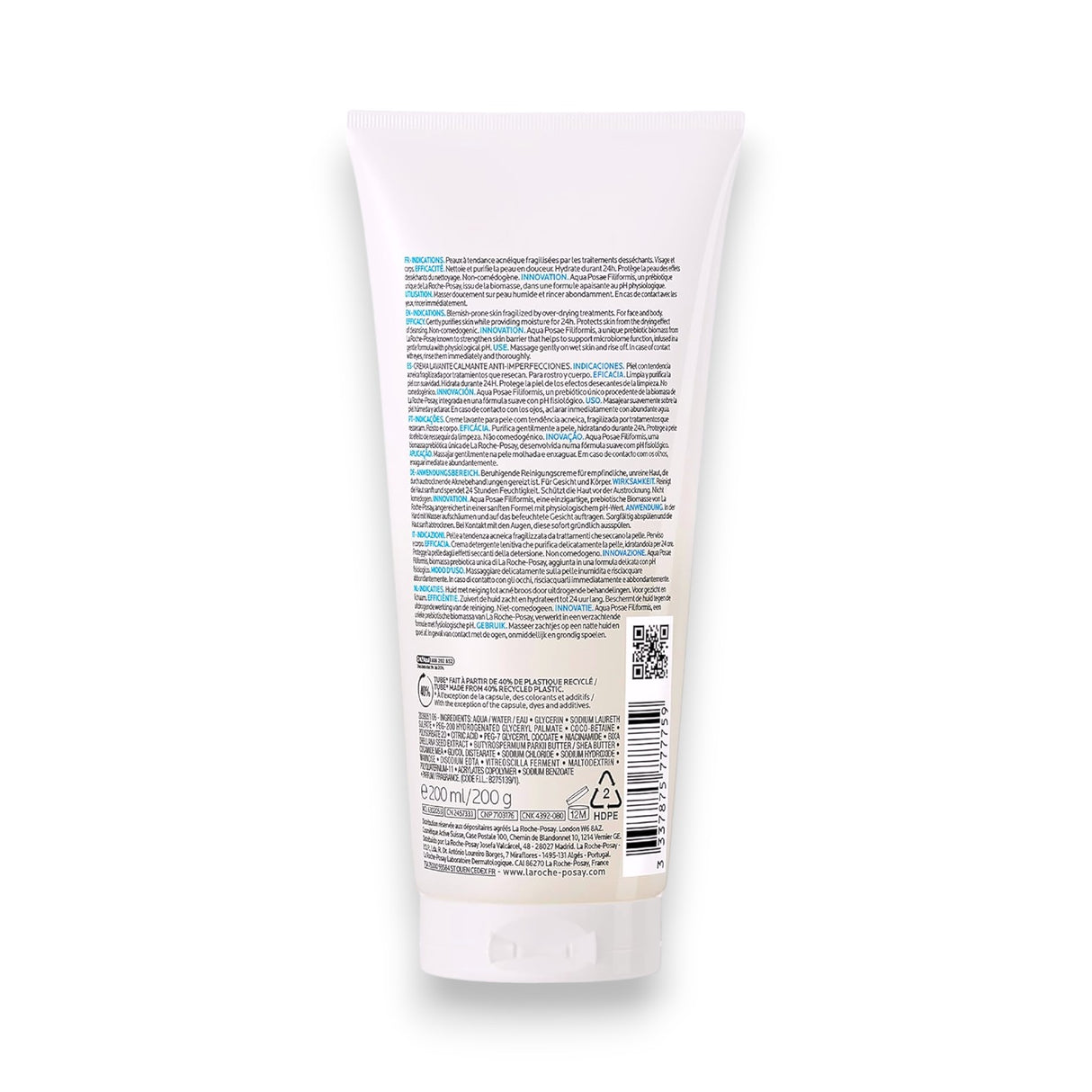 La Roche-Posay Effaclar H Iso-Biome Cream, 200ml Glagil