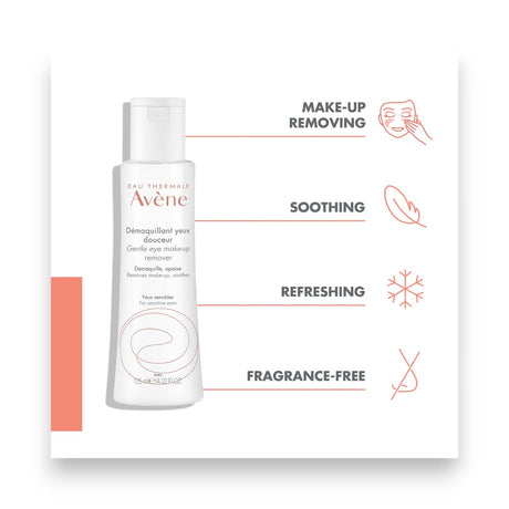 Avene Gentle Eye Make-Up Remover 125ml Glagil